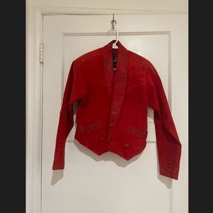 VINTAGE suede jacket- 1980s